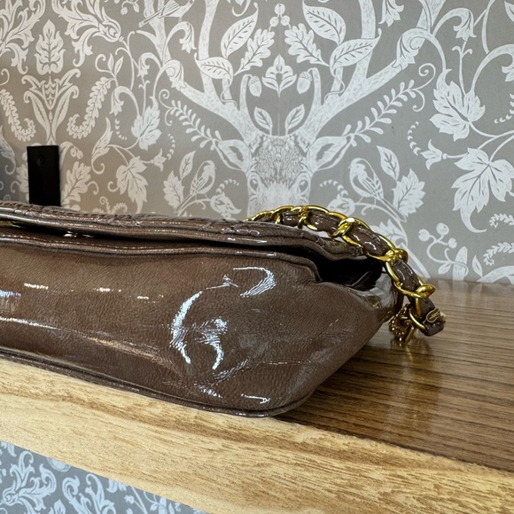 Big Buddha Brown Quilted Bag with Gold Chain - Picture 8 of 13